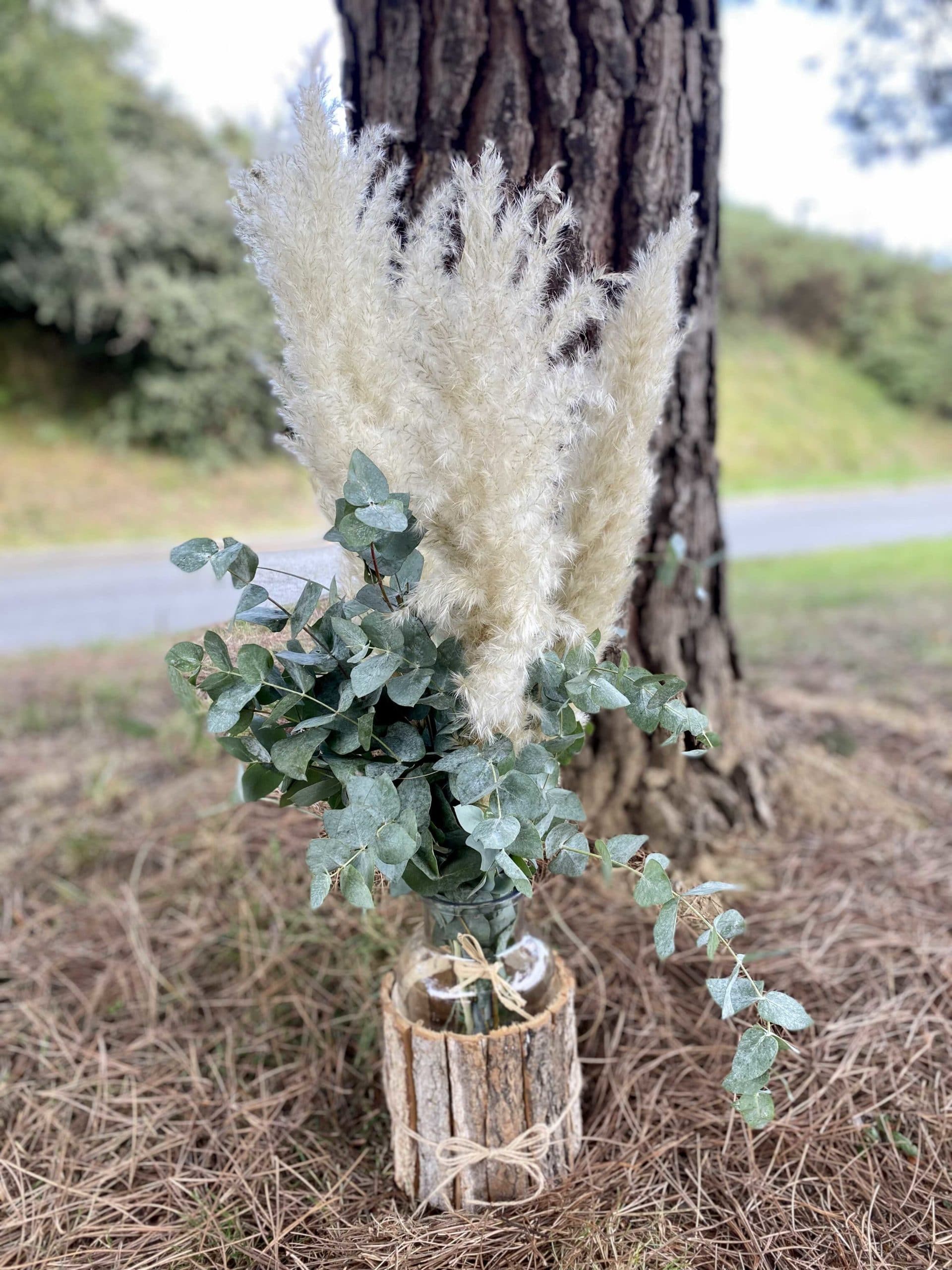 Livraison Bouquet de fleurs pampa et eucalyptus : Nature à Saint-Brieuc et  Côtes d'Armor