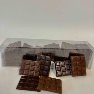 Achat mini tablettes de chocolat noir et lait x60 - Chocolatier Saint-Brieuc