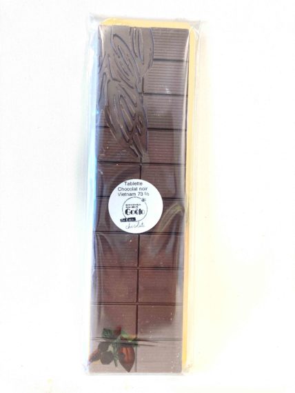 Achat tablette de chocolat noir Vietnam 73% - Chocolatier Saint-Brieuc
